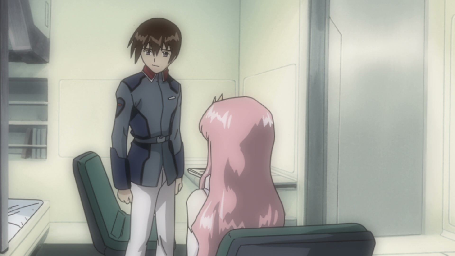 Mobile Suit Gundam SEED Ep 8: The Songstress of the Enemy Forces @ 00:18:58