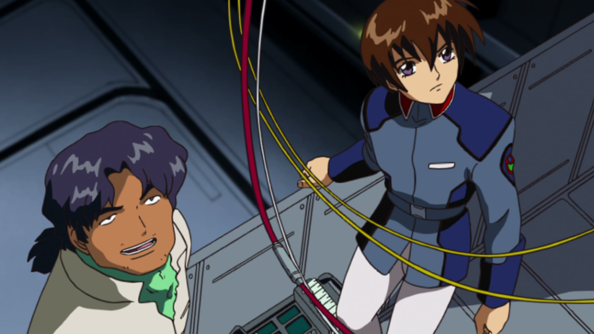 Mobile Suit Gundam SEED Ep 8: The Songstress of the Enemy Forces @ 00:21:45