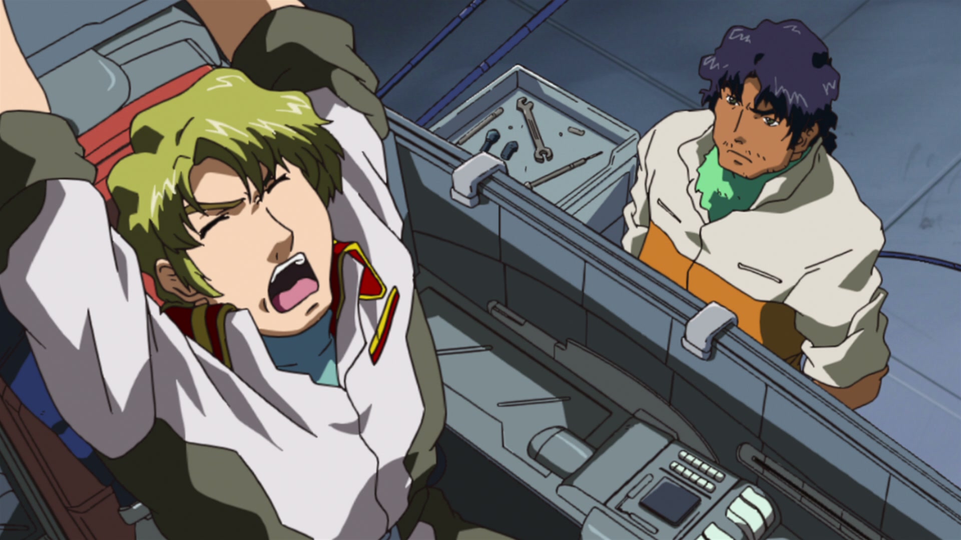 Mobile Suit Gundam SEED Ep 16: Burning Clouds of Sand @ 00:03:48