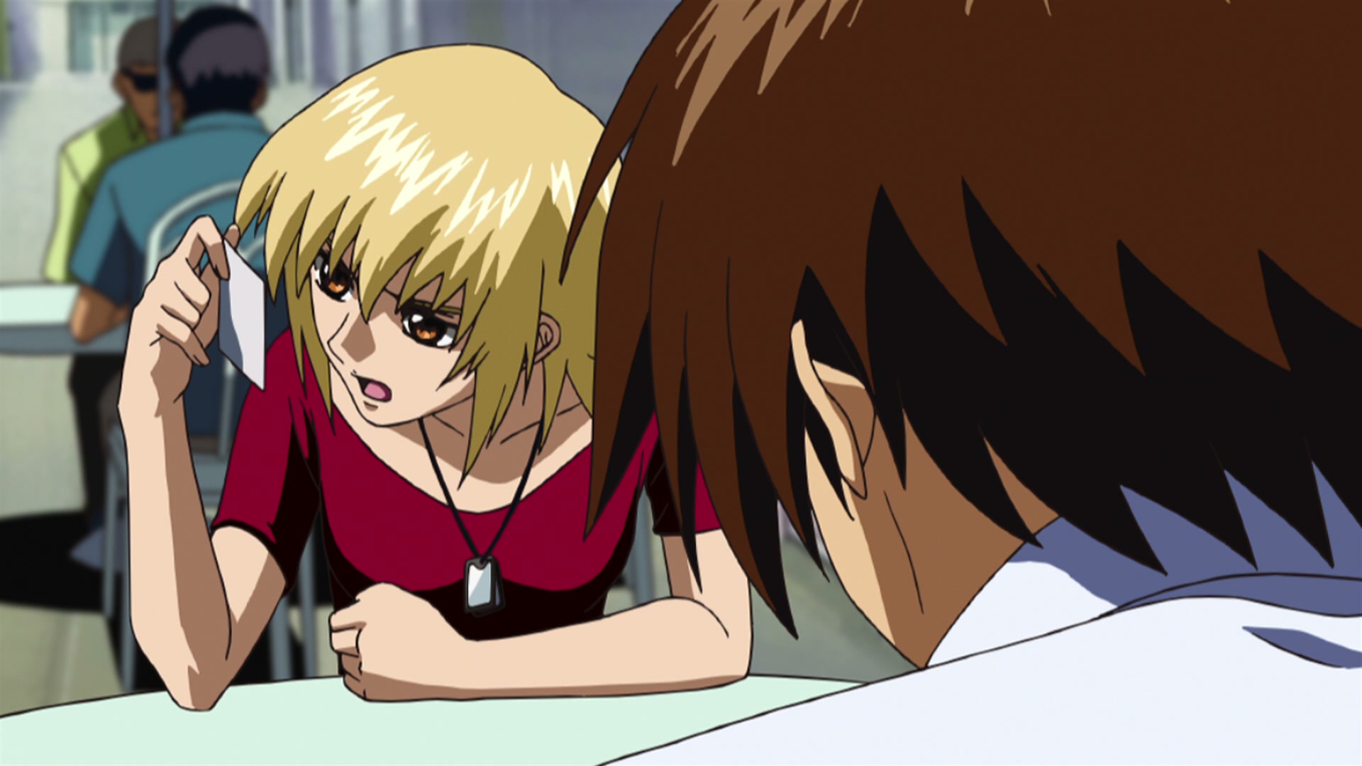 Mobile Suit Gundam SEED Ep 19: Fangs of the Enemy @ 00:07:53