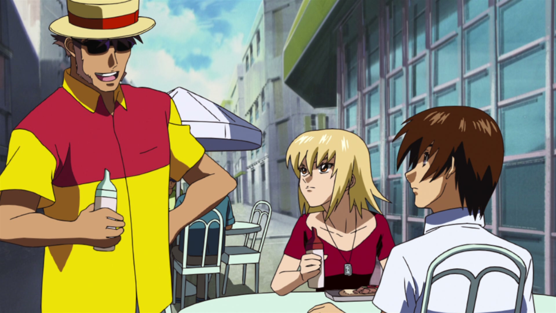 Mobile Suit Gundam SEED Ep 19: Fangs of the Enemy @ 00:08:23