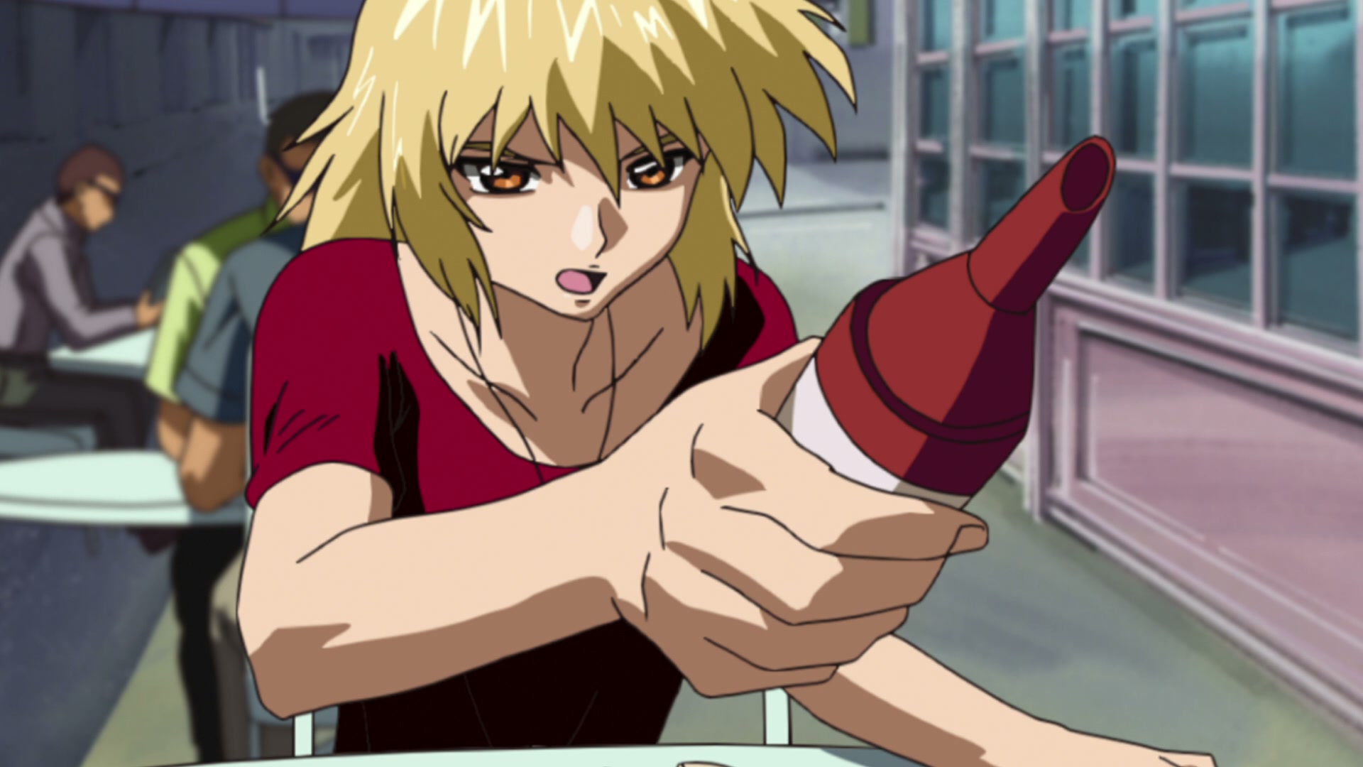 Mobile Suit Gundam SEED Ep 19: Fangs of the Enemy @ 00:08:45