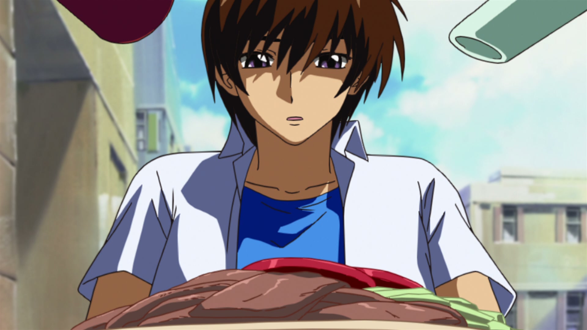 Mobile Suit Gundam SEED Ep 19: Fangs of the Enemy @ 00:08:56