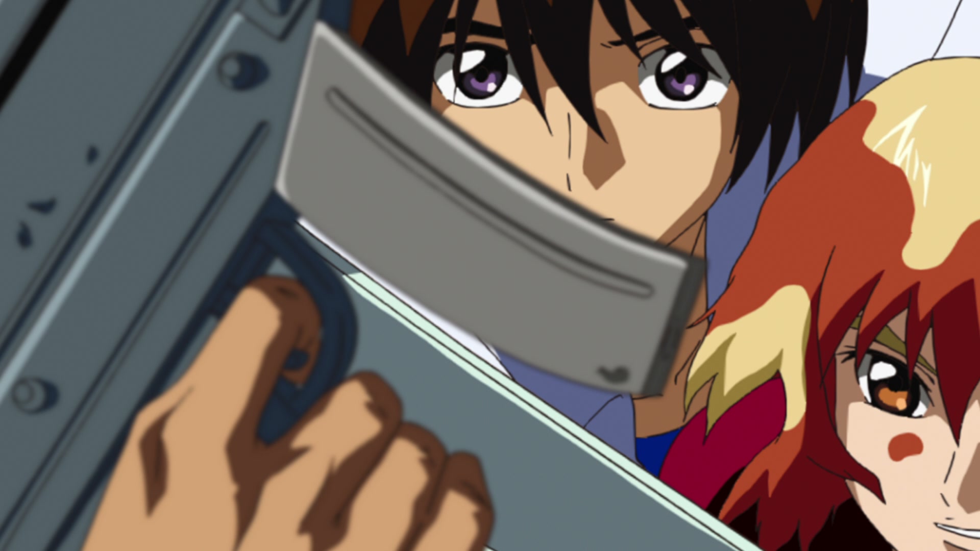 Mobile Suit Gundam SEED Ep 19: Fangs of the Enemy @ 00:09:49