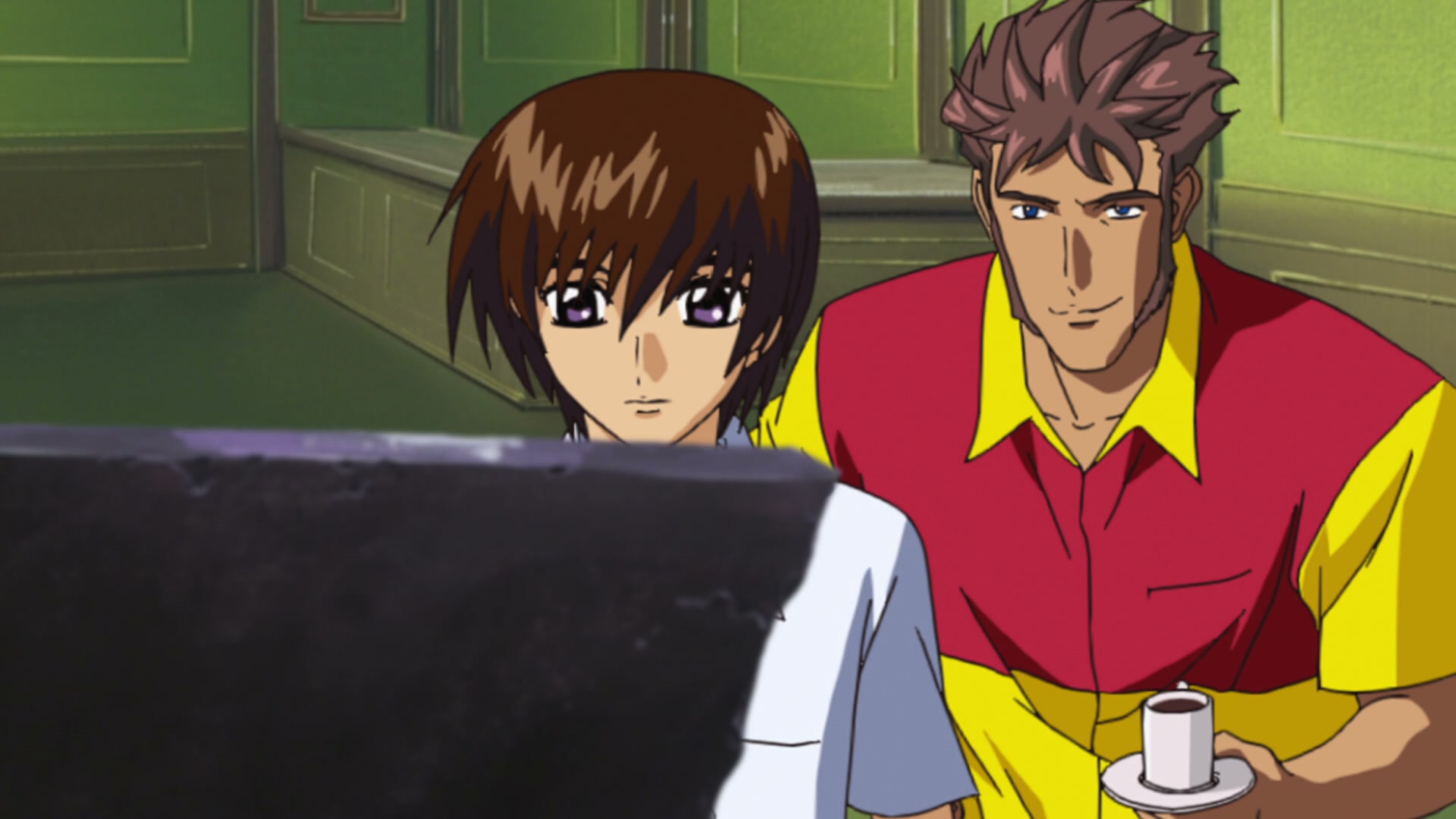 Mobile Suit Gundam SEED Ep 19: Fangs of the Enemy @ 00:14:46