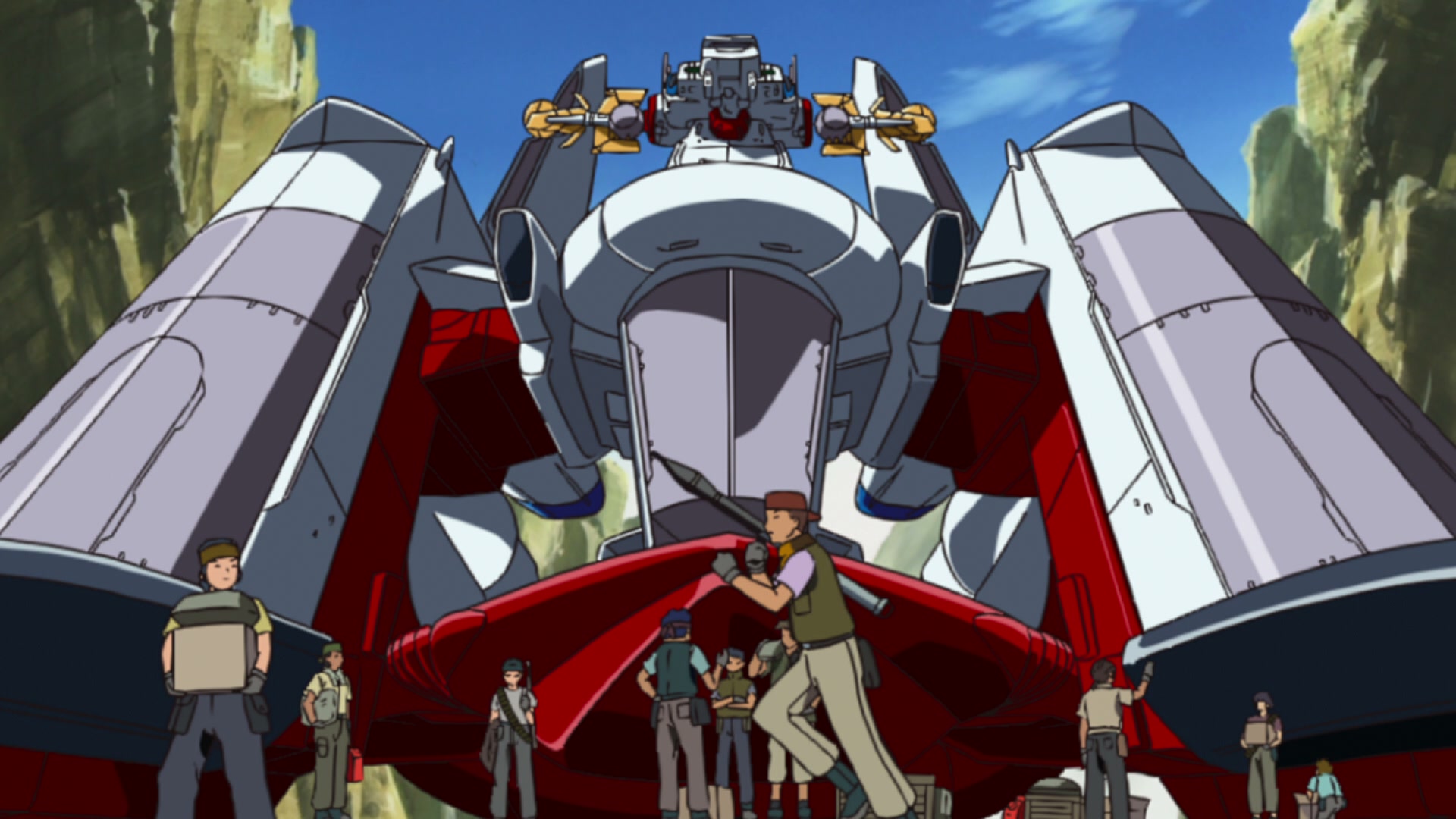 Mobile Suit Gundam SEED Ep 21: The End of the Sand Dust @ 00:03:35