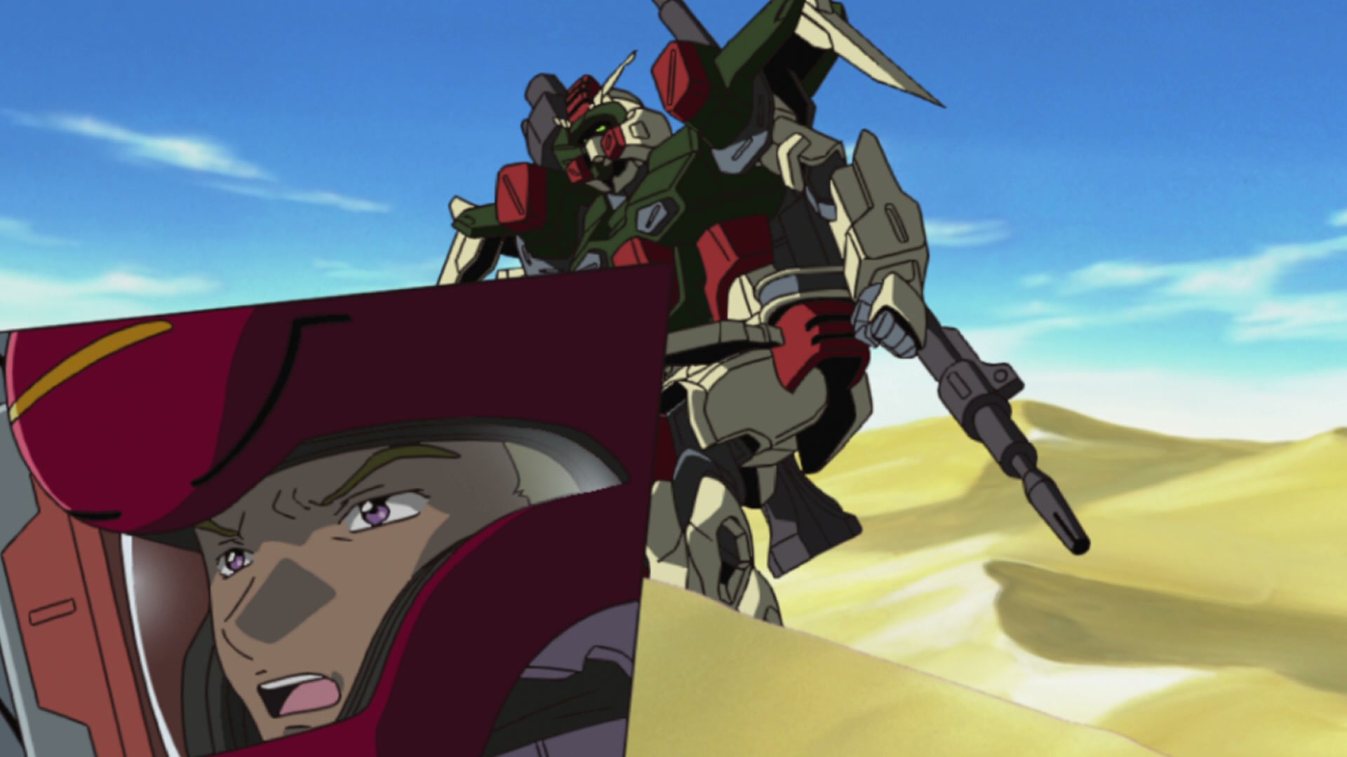Mobile Suit Gundam SEED Ep 21: The End of the Sand Dust @ 00:19:58