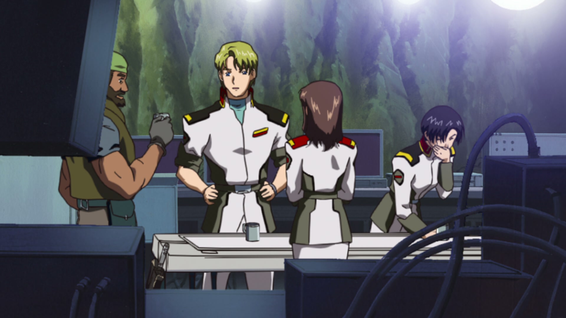 Mobile Suit Gundam SEED Ep 22: The Sea Dyed Red @ 00:03:33