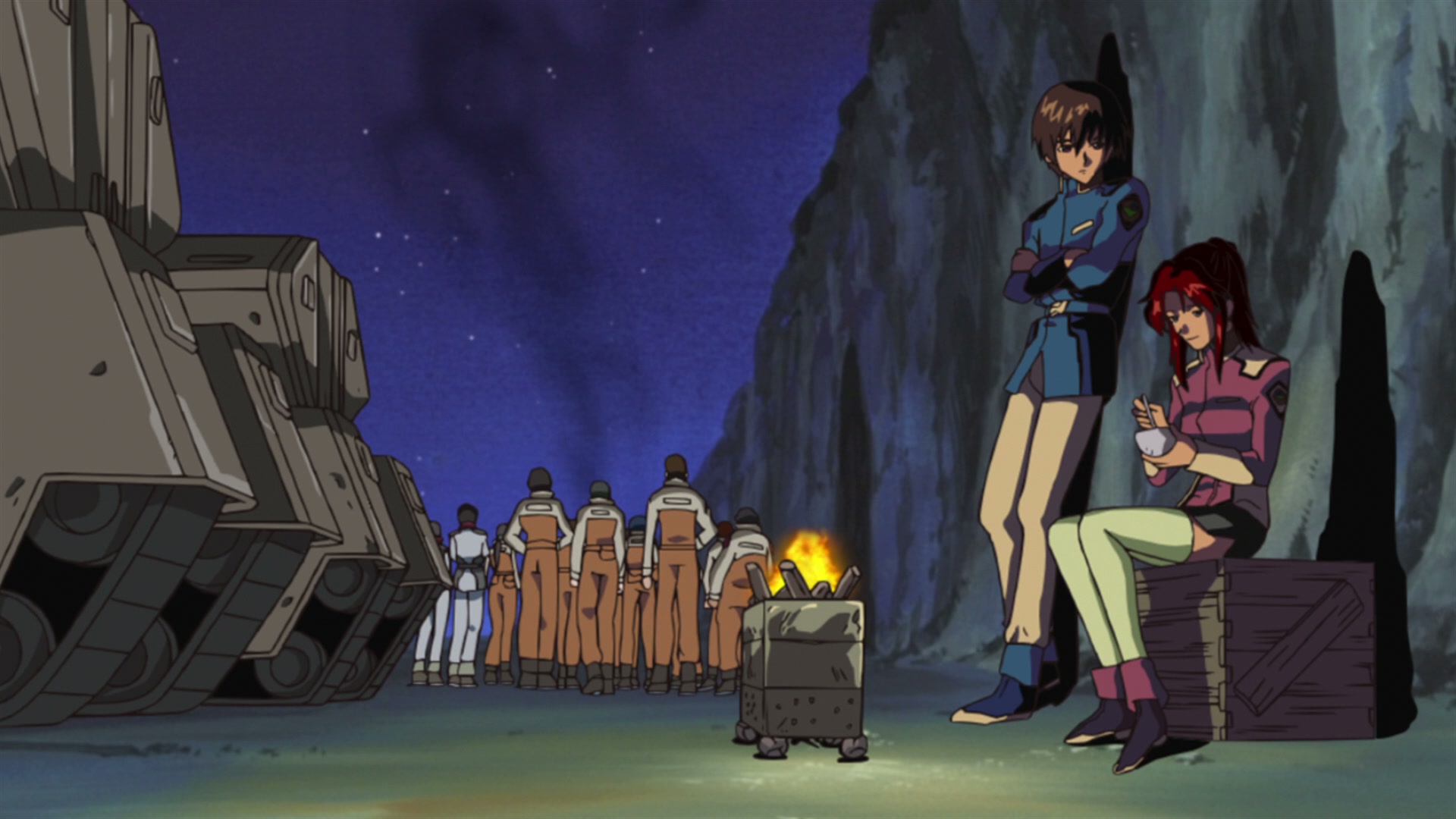 Mobile Suit Gundam SEED Ep 22: The Sea Dyed Red @ 00:04:26