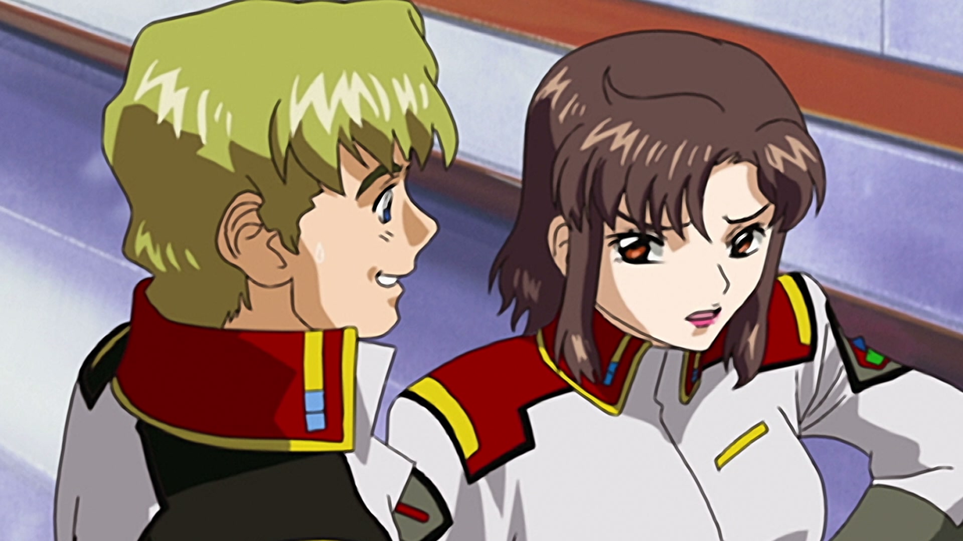 Mobile Suit Gundam SEED Ep 23: Fateful Encounter @ 00:03:48