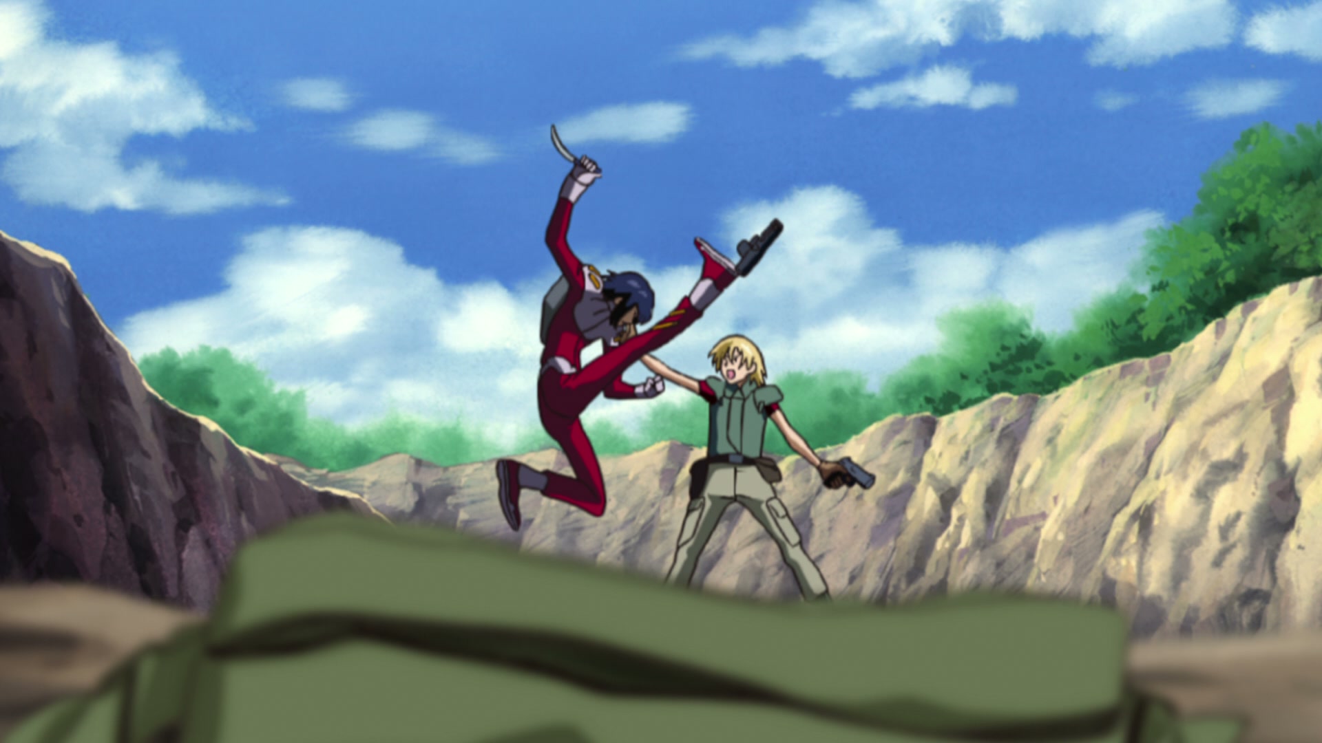 Mobile Suit Gundam SEED Ep 24: War for Two @ 00:04:18