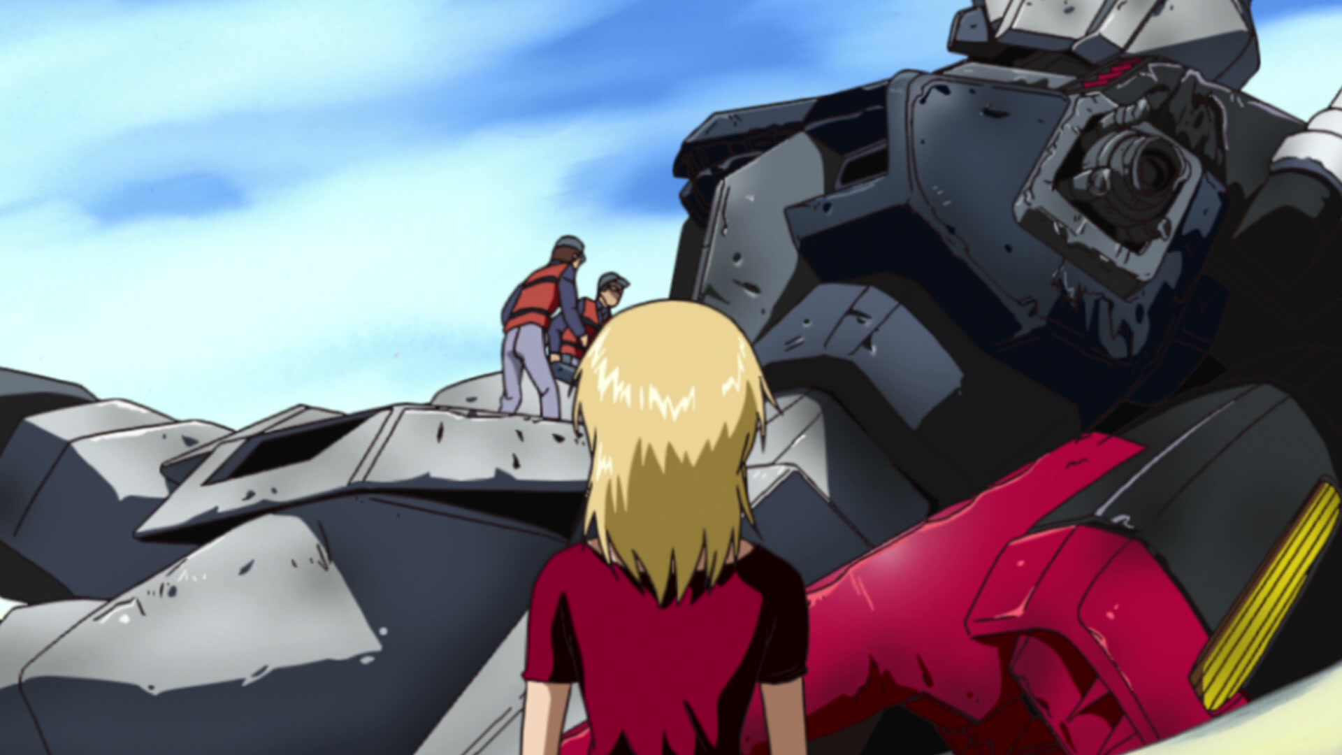 Mobile Suit Gundam SEED Ep 31: Grieving Skies @ 00:09:23