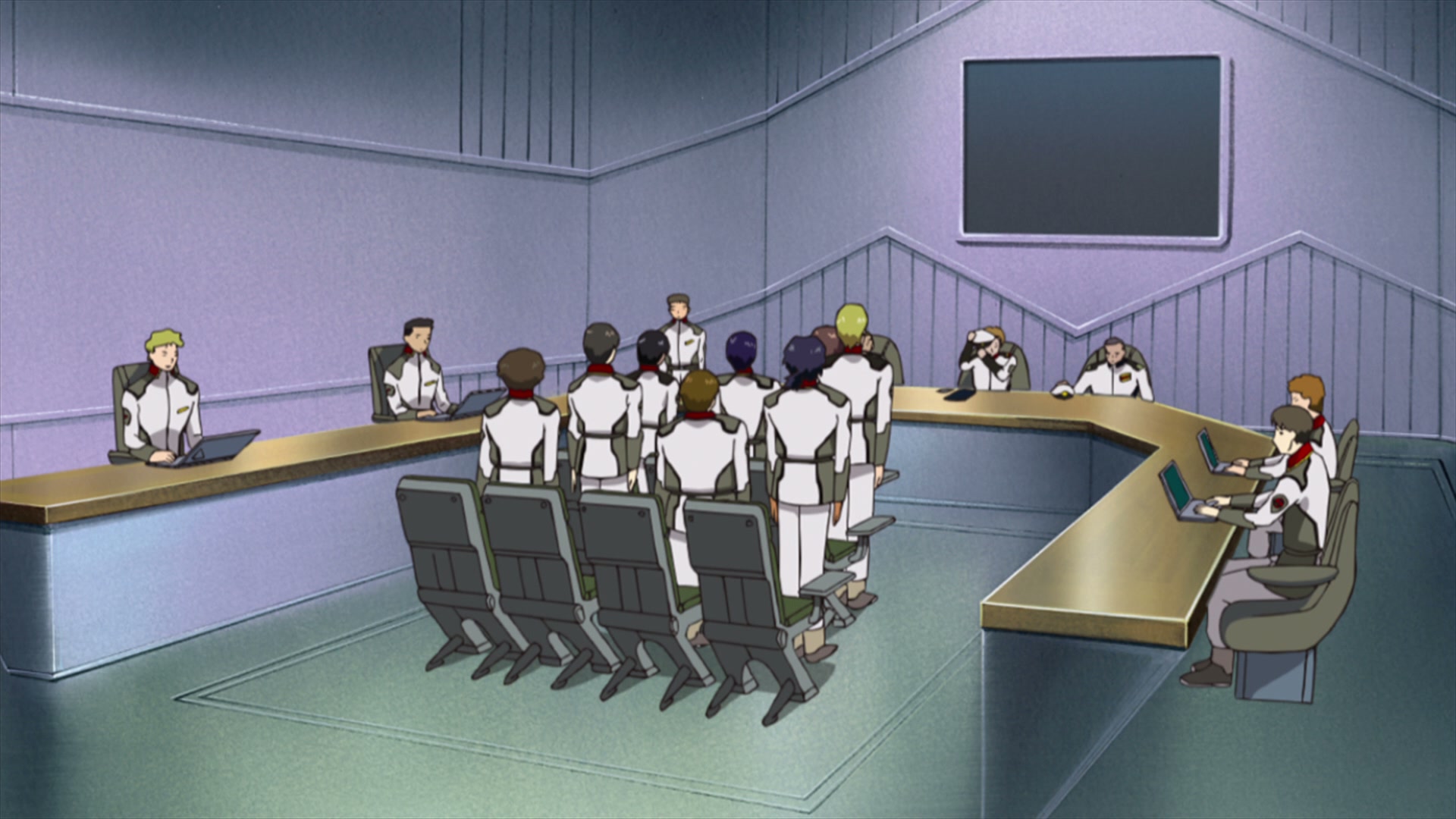 Mobile Suit Gundam SEED Ep 33: Gathering Darkness @ 00:06:52