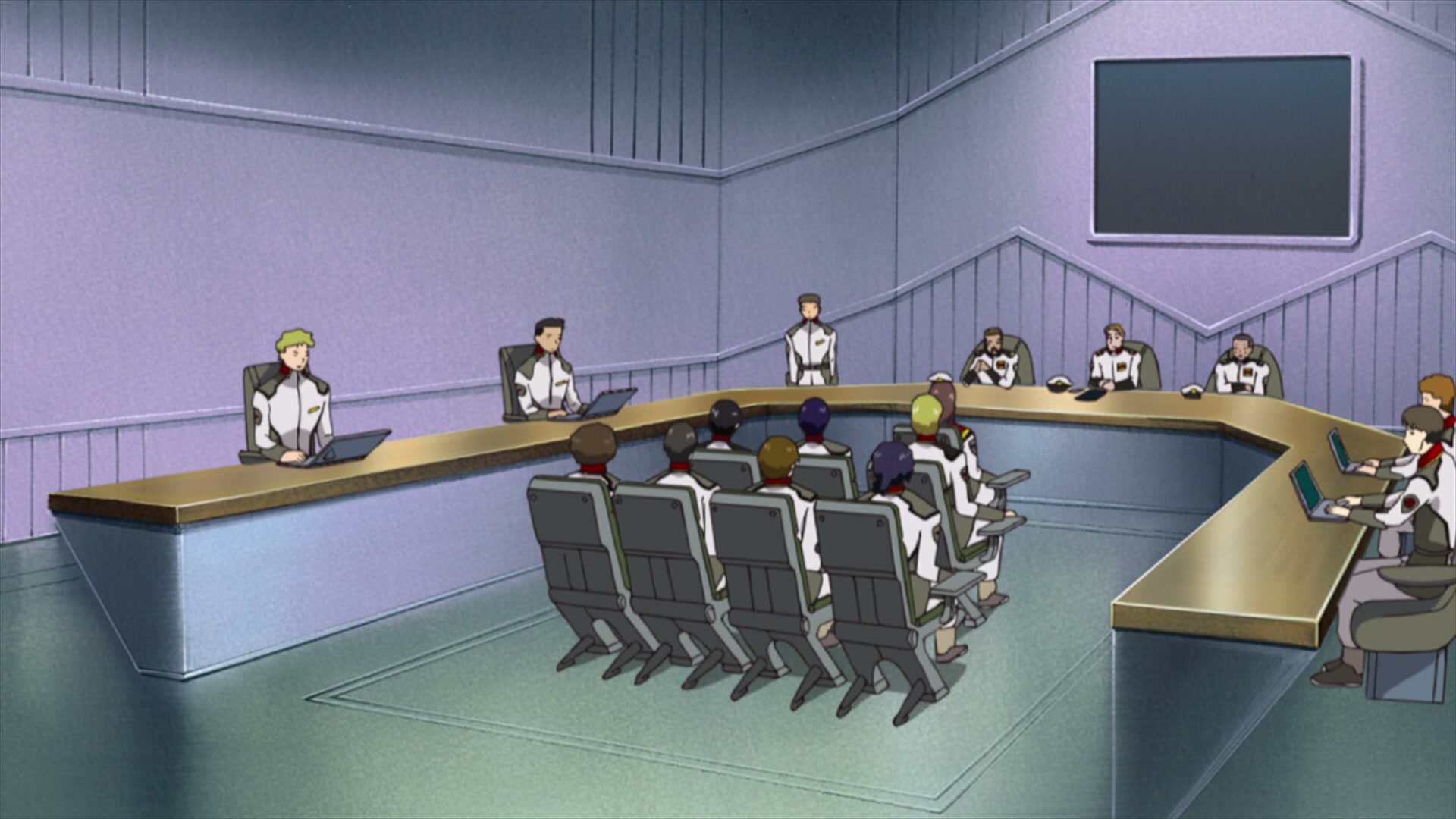 Mobile Suit Gundam SEED Ep 33: Gathering Darkness @ 00:07:07