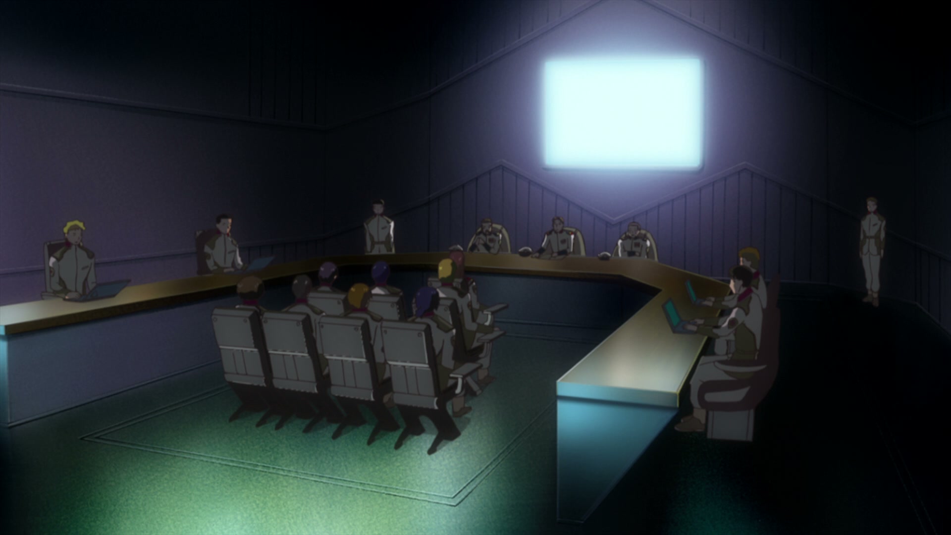 Mobile Suit Gundam SEED Ep 33: Gathering Darkness @ 00:07:34