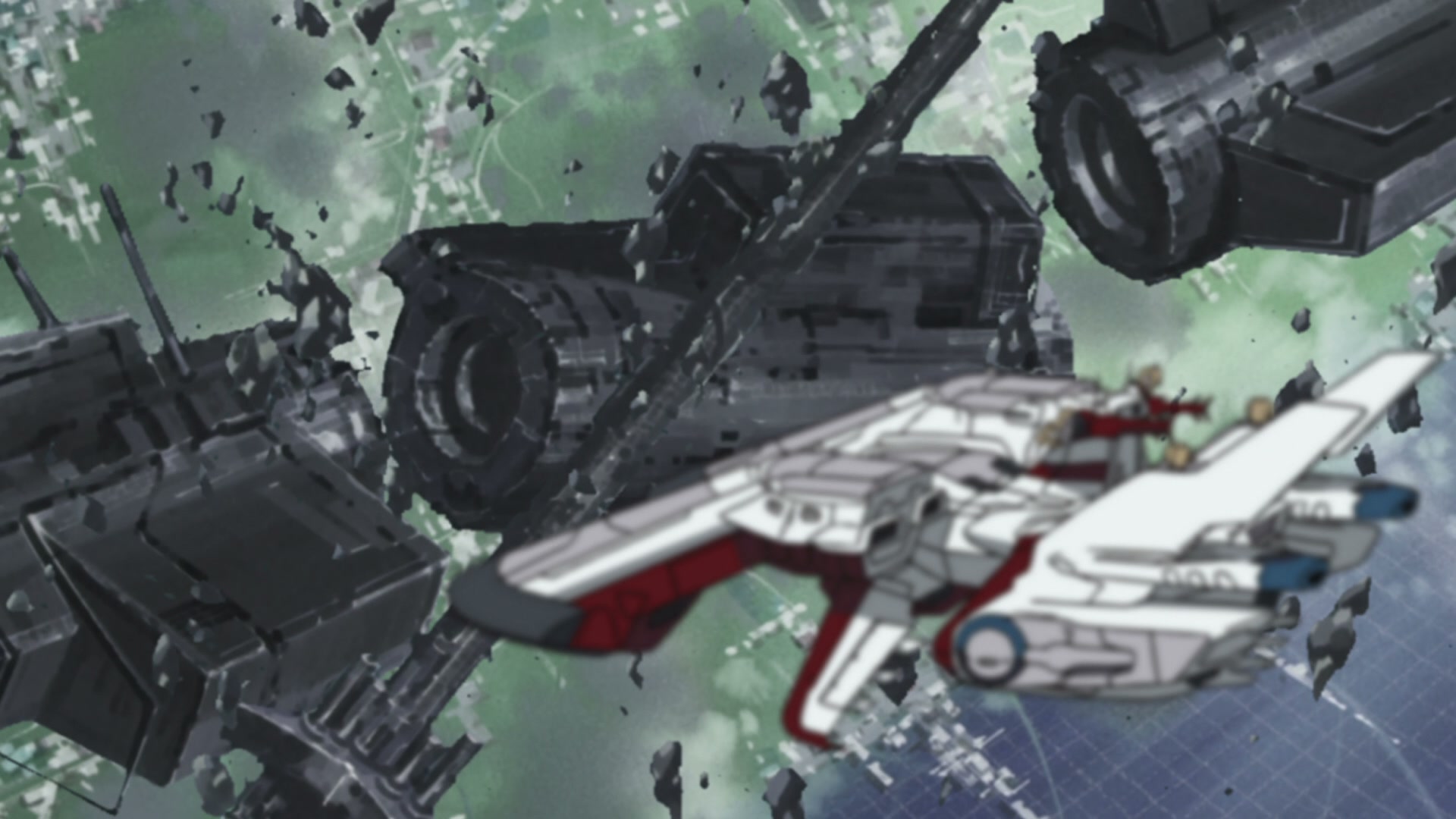 Mobile Suit Gundam SEED Ep 33: Gathering Darkness @ 00:09:45