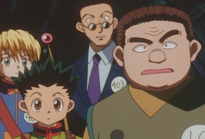 Hunter x Hunter Ep 6: Into × The × Arena @ 00:08:38