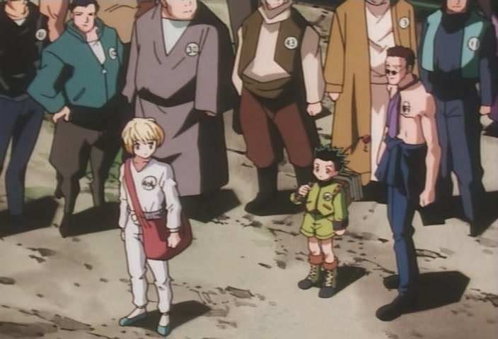 Hunter x Hunter Ep 8: The × Swindling × Exam @ 00:04:08