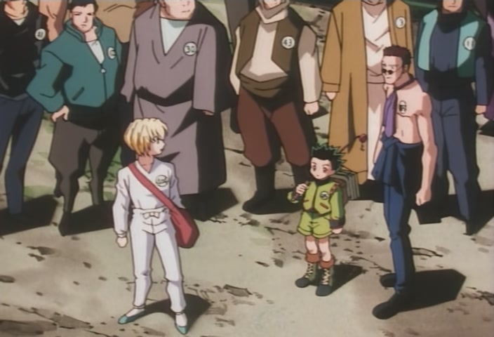 Hunter x Hunter Ep 8: The × Swindling × Exam @ 00:04:11