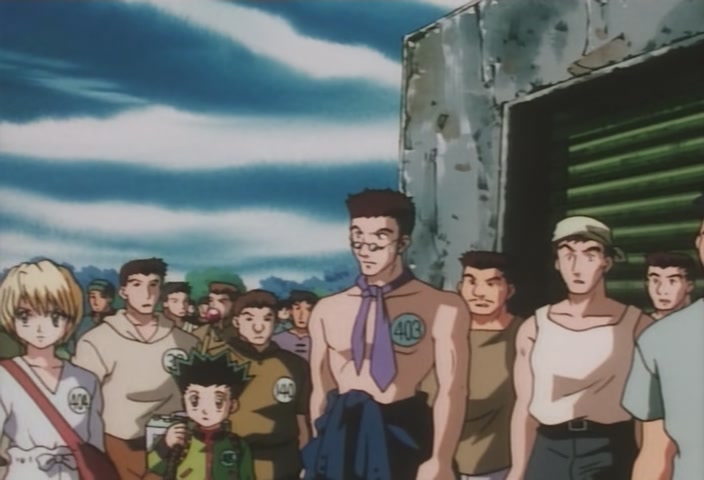 Hunter x Hunter Ep 8: The × Swindling × Exam @ 00:05:29