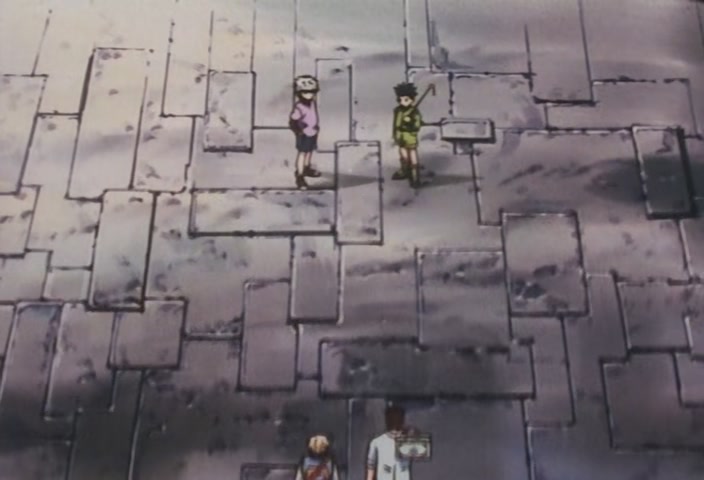 Hunter x Hunter Ep 13: Exploring × The × Dungeon @ 00:03:57