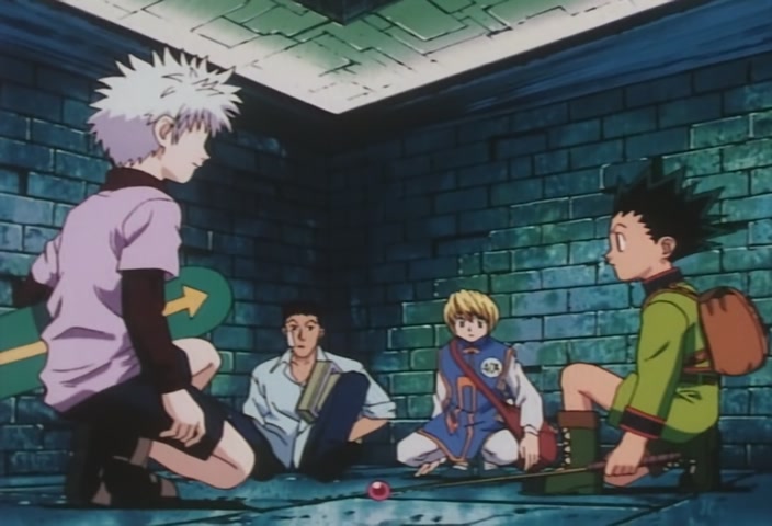 Hunter x Hunter Ep 13: Exploring × The × Dungeon @ 00:06:02