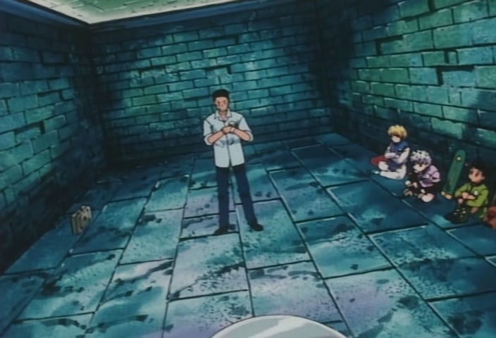 Hunter x Hunter Ep 13: Exploring × The × Dungeon @ 00:07:39
