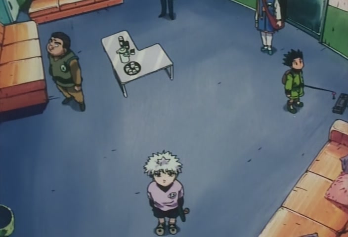 Hunter x Hunter Ep 17: Gon × Vs × Hisoka @ 00:01:18