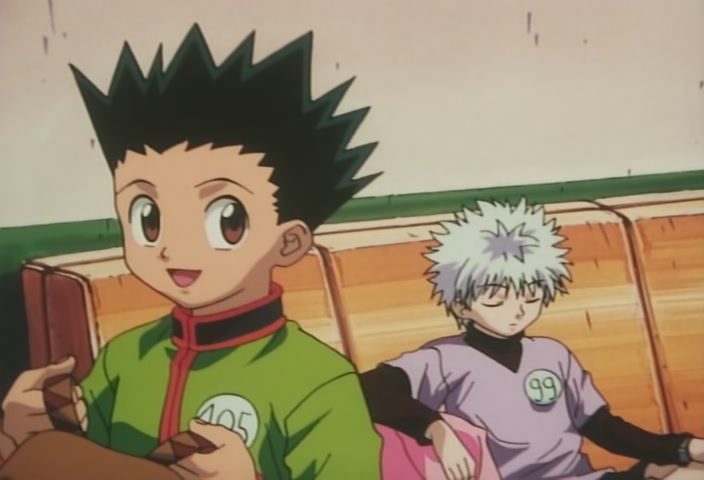 Hunter x Hunter Ep 17: Gon × Vs × Hisoka @ 00:01:32