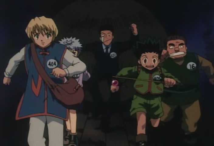 Hunter x Hunter Ep 17: Gon × Vs × Hisoka @ 00:03:38