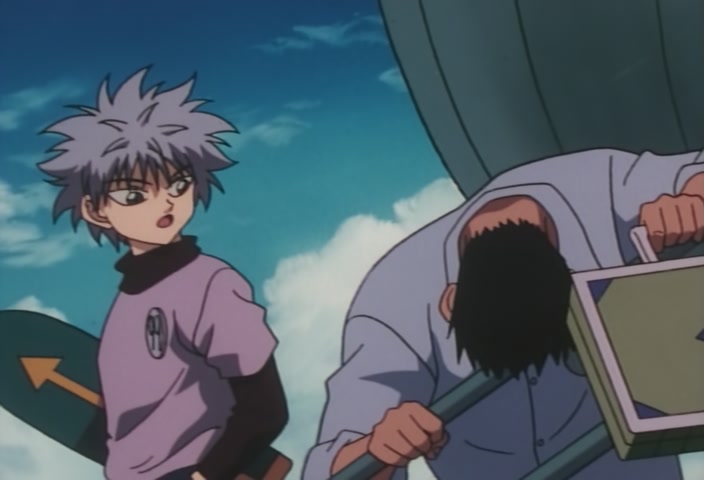 Hunter x Hunter Ep 18: The × End × And × Beginning @ 00:02:32