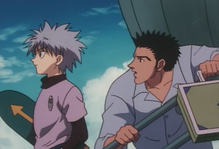 Hunter x Hunter Ep 18: The × End × And × Beginning @ 00:02:43