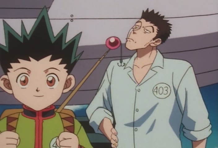 Hunter x Hunter Ep 18: The × End × And × Beginning @ 00:03:42