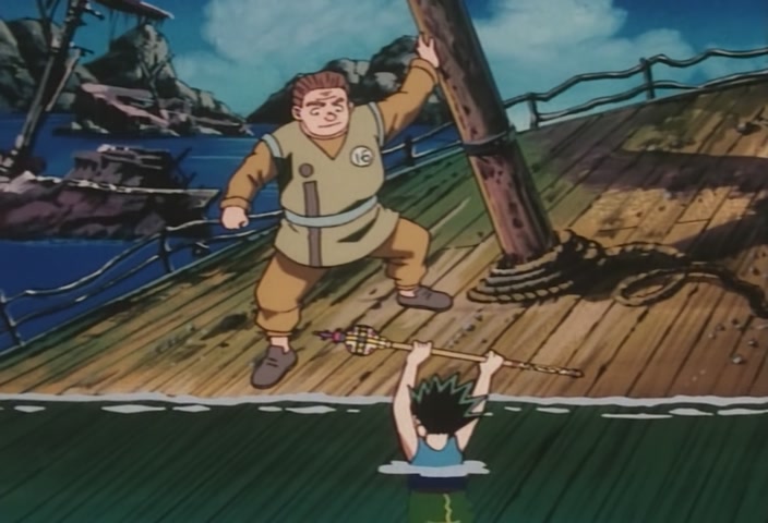 Hunter x Hunter Ep 18: The × End × And × Beginning @ 00:07:24