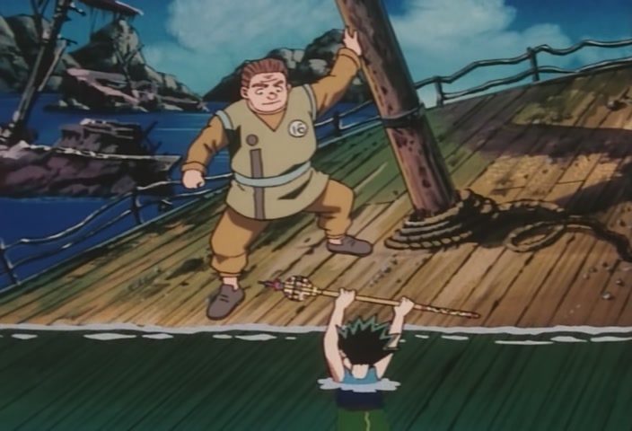 Hunter x Hunter Ep 18: The × End × And × Beginning @ 00:07:28