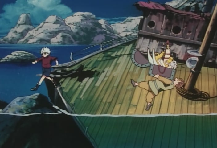Hunter x Hunter Ep 18: The × End × And × Beginning @ 00:08:27