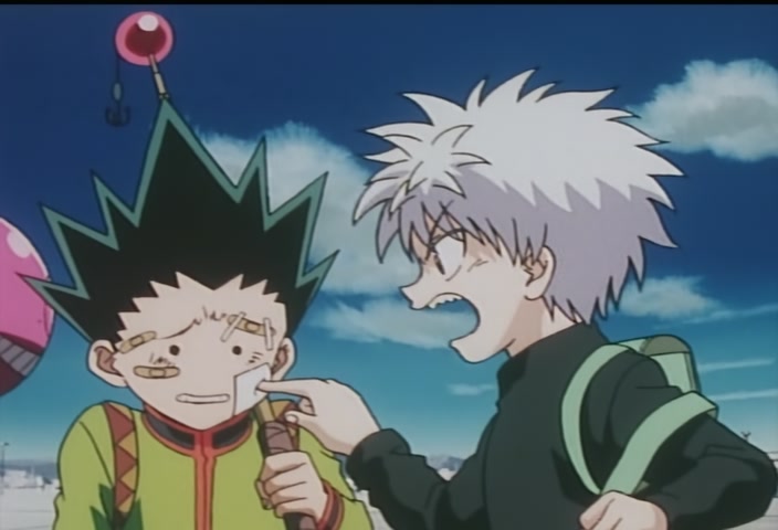Hunter x Hunter Ep 37: Gon × Vs × Gido @ 00:01:55