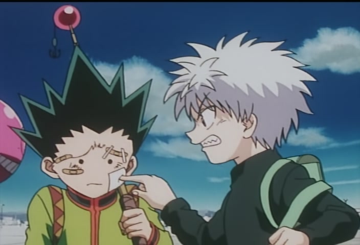 Hunter x Hunter Ep 37: Gon × Vs × Gido @ 00:01:58
