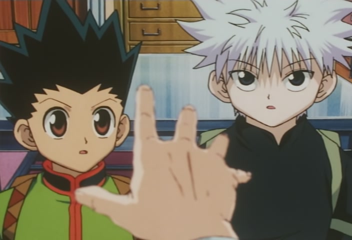 Hunter x Hunter Ep 39: Killua × Vs × Riehlvelt @ 00:01:58