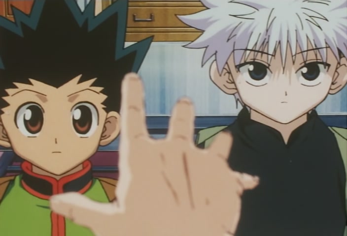 Hunter x Hunter Ep 39: Killua × Vs × Riehlvelt @ 00:03:20