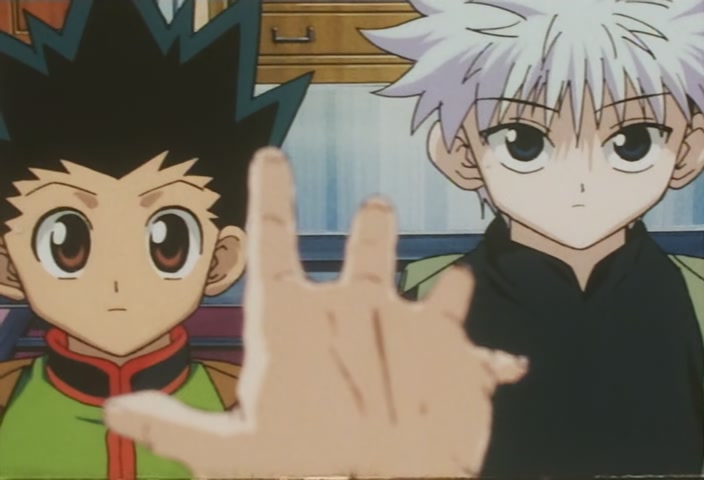 Hunter x Hunter Ep 39: Killua × Vs × Riehlvelt @ 00:03:23