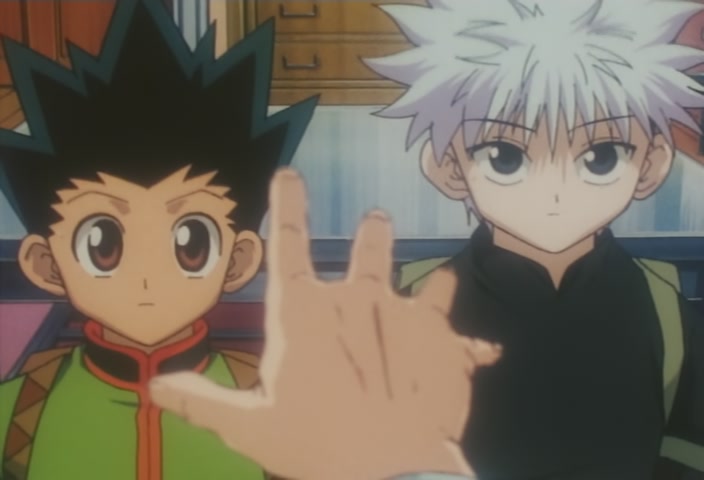 Hunter x Hunter Ep 39: Killua × Vs × Riehlvelt @ 00:03:49