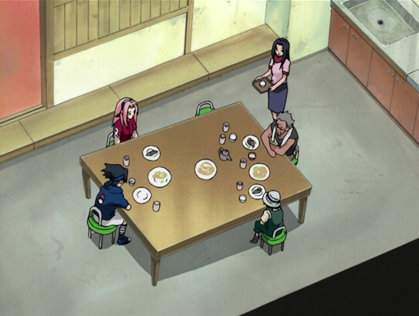 Naruto Ep 12: Battle on the Bridge! Zabuza Returns!! @ 03:53