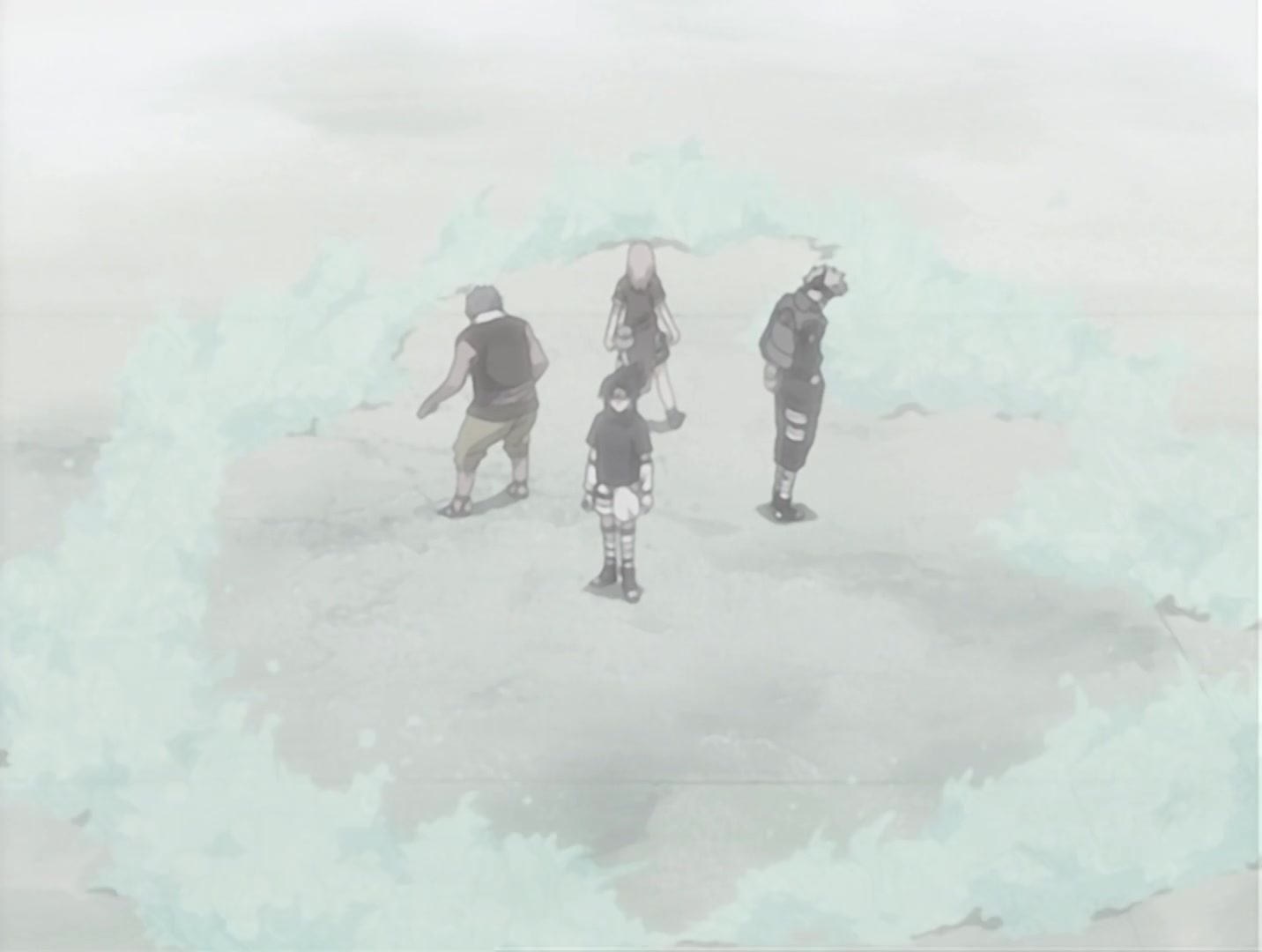 Naruto Ep 12: Battle on the Bridge! Zabuza Returns!! @ 21:04