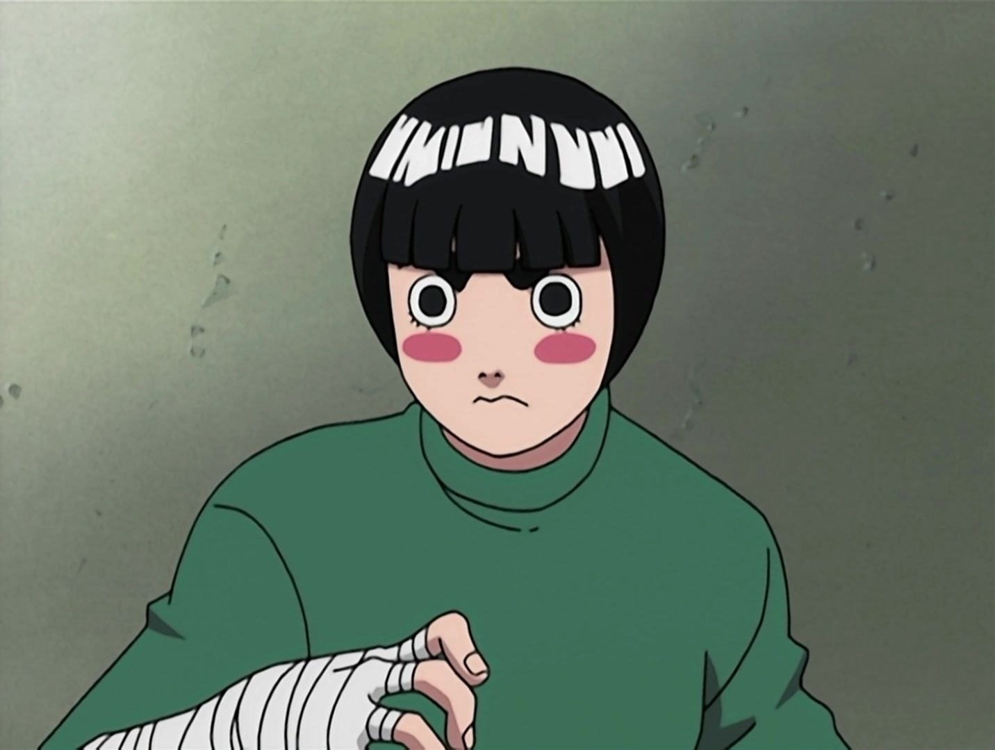 Naruto Ep 22: Chunin Challenge: Rock Lee vs. Sasuke! @ 04:37