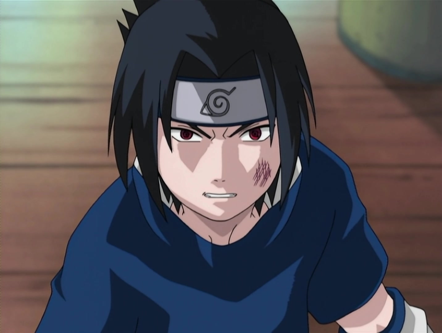 Naruto Ep 22: Chunin Challenge: Rock Lee vs. Sasuke! @ 09:06