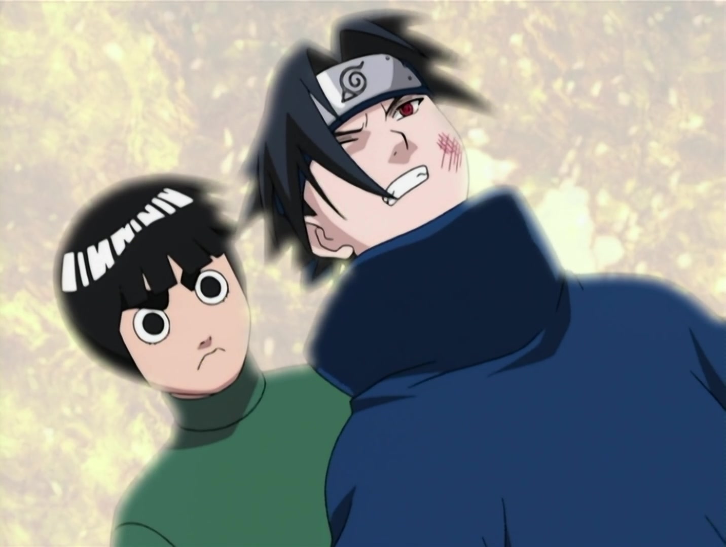 Naruto Ep 22: Chunin Challenge: Rock Lee vs. Sasuke! @ 11:30