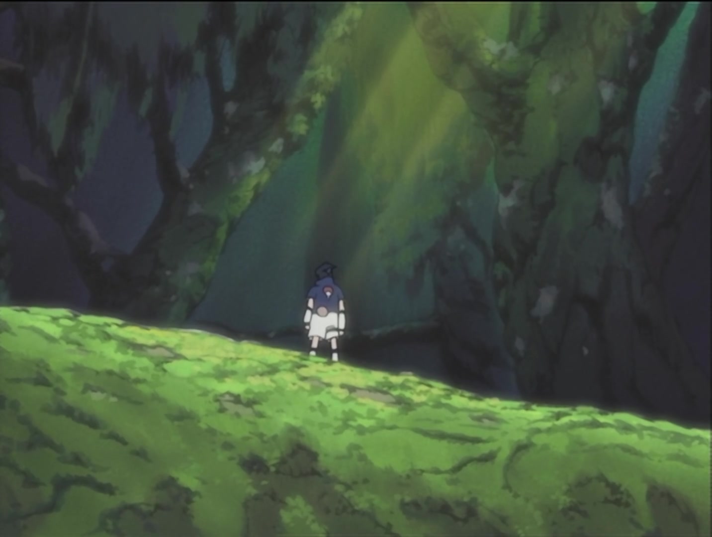 Naruto Ep 30: The Sharingan Revived: Dragon-Flame Jutsu! @ 01:54