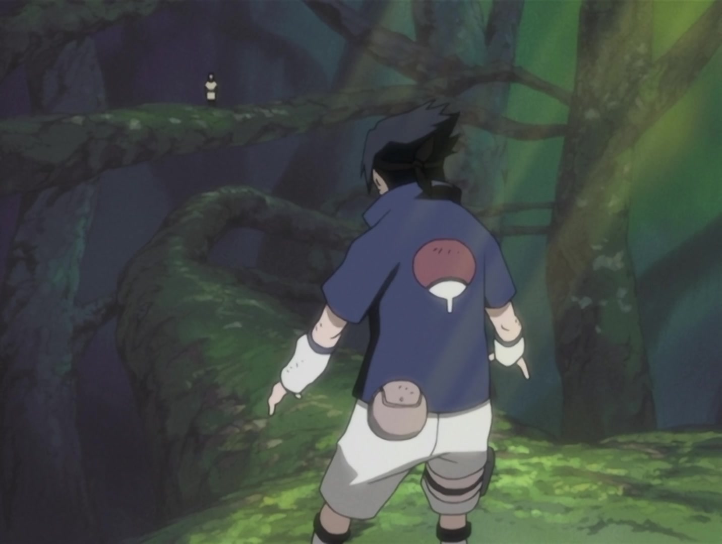 Naruto Ep 30: The Sharingan Revived: Dragon-Flame Jutsu! @ 02:55