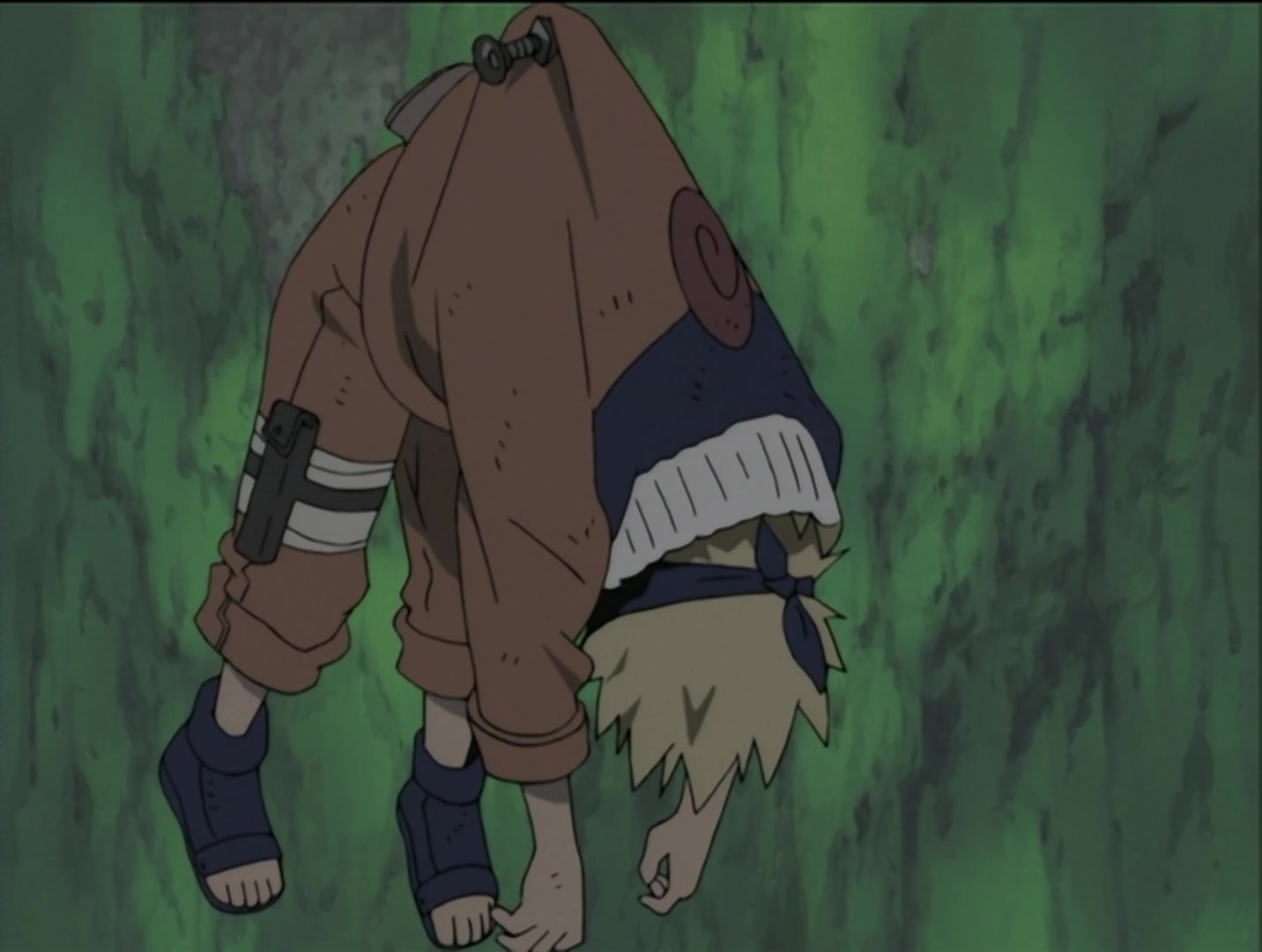 Naruto Ep 30: The Sharingan Revived: Dragon-Flame Jutsu! @ 03:28